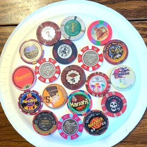 Vintage casino chips